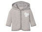 Gestreept babypakje met capuchon en olifant-print van Lupilu.