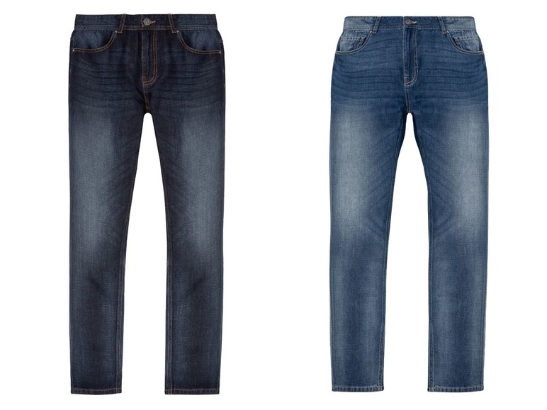 Ga naar volledige schermweergave: LIVERGY® Jeans voor heren, linnen - afbeelding 1