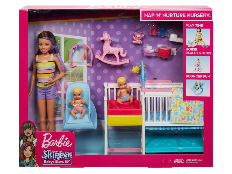 Ga naar volledige schermweergave: Barbie Babysitter speelset - afbeelding 7