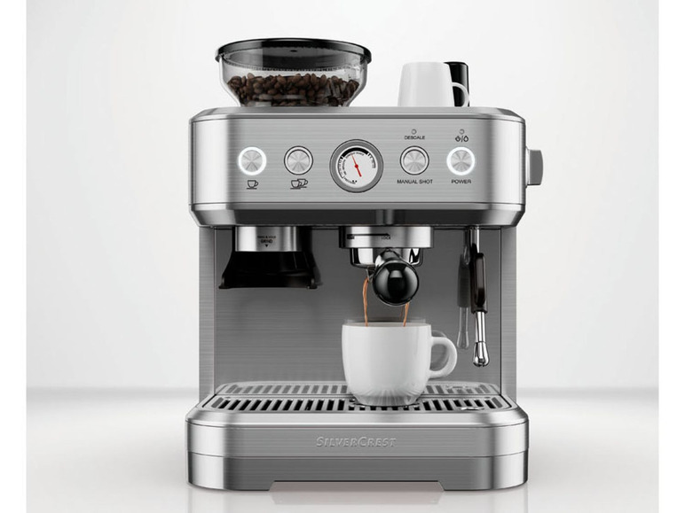 Ga naar volledige schermweergave: SILVERCREST Espressomachine - afbeelding 6