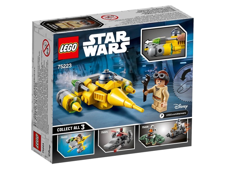 Ga naar volledige schermweergave: LEGO® Star Wars Star Wars™ Naboo Starfighter Microfighter - afbeelding 2
