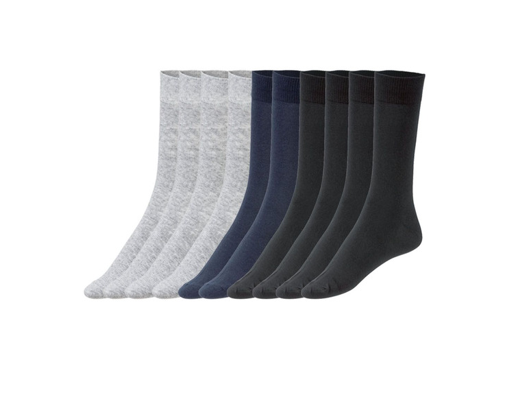 Ga naar volledige schermweergave: LIVERGY Sokken voor heren, 10 paar, biokatoen, polyamide en elastaan - afbeelding 4
