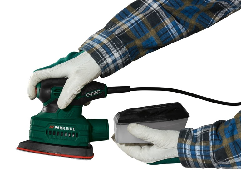 Schuurplaat voor Parkside multischuurmachine driehoekslijper Deltaschuurmachine PMS 160 A1 - LIDL IAN 346213 schuurmachine handschuurmachine multifunctionele schuurbladen slijpschijven afzuigadapter