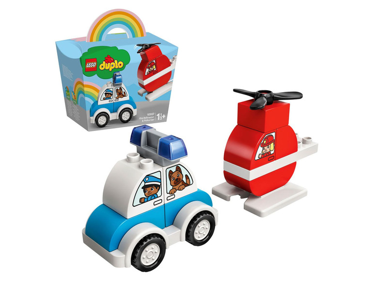 Ga naar volledige schermweergave: LEGO® DUPLO® Brandweerhelikopter en politiewagen (10957) - afbeelding 6