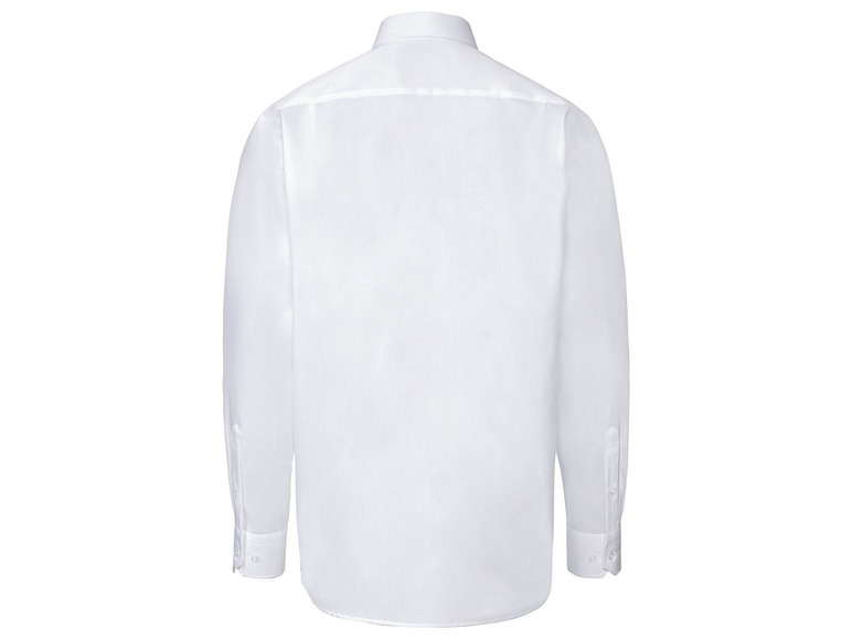 Wit overhemd met lange mouwen