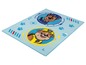 Blauw Paw Patrol vloerkleed met Chase en Rubble.