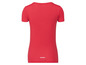 Een roze T-shirt met korte mouwen voor dames.