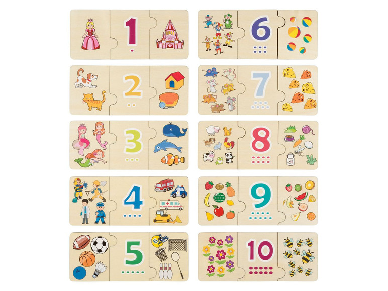 Ga naar volledige schermweergave: PLAYTIVE® Educatieve houten puzzel - afbeelding 5