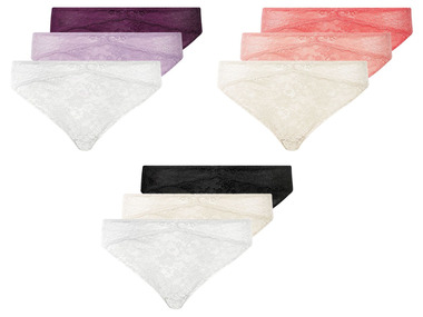ESMARA® Lingerie 3 kanten dames Brazilslips