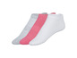 Witte, roze en grijze sokken