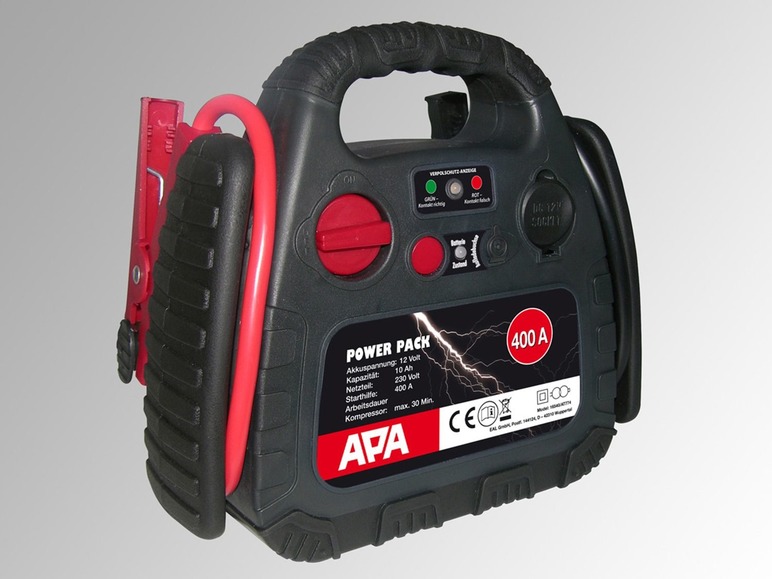 Ga naar volledige schermweergave: APA Starthulpapparaat Power Pack 250A incl. compressor - afbeelding 9
