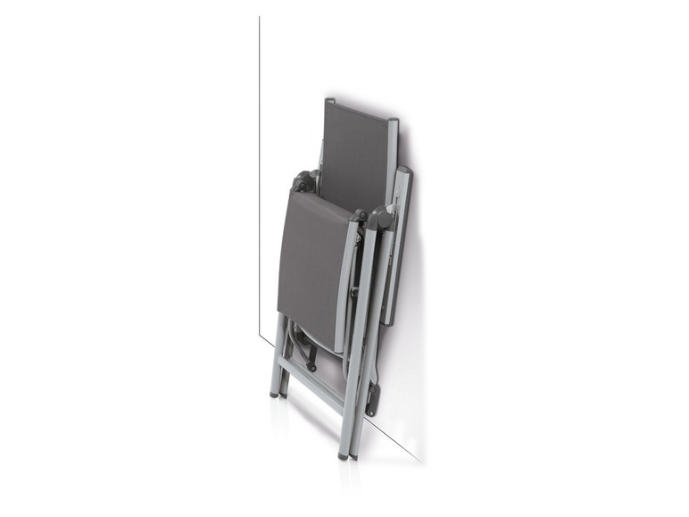 Ga naar volledige schermweergave: florabest Aluminium relaxstoel grijs - afbeelding 9