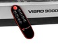 Afstandsbediening voor de Vibro 3000 van Christopeit, met knoppen voor tijd, scan, snelheid en programma's.