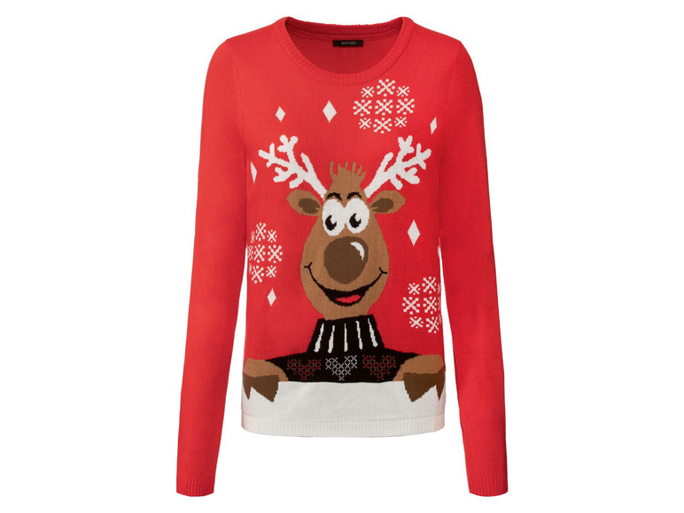 Ga naar volledige schermweergave: esmara Dames-pullover Kerstmis - afbeelding 10