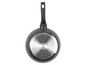 Een zwarte pan met een stenen afwerking van het merk Russell Hobbs.