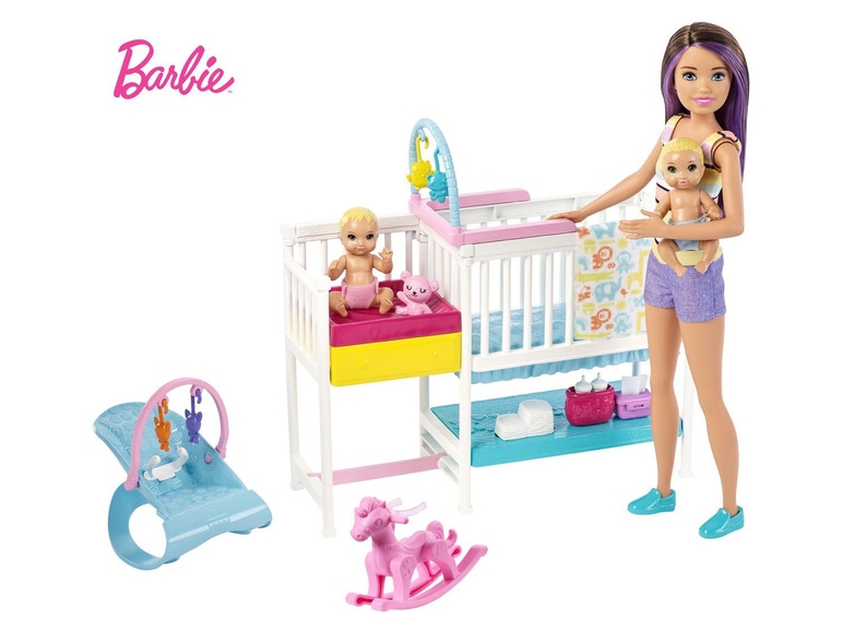 Ga naar volledige schermweergave: Barbie Babysitter speelset - afbeelding 3