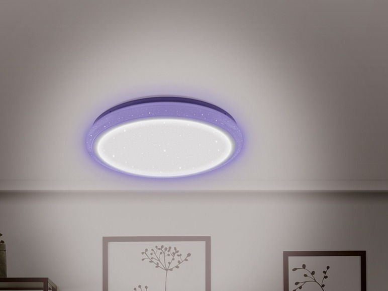 Ga naar volledige schermweergave: LIVARNO LUX® LED plafondlamp, met sterrenhemel en decoratief licht, dimmen en kleurtintregeling - afbeelding 5