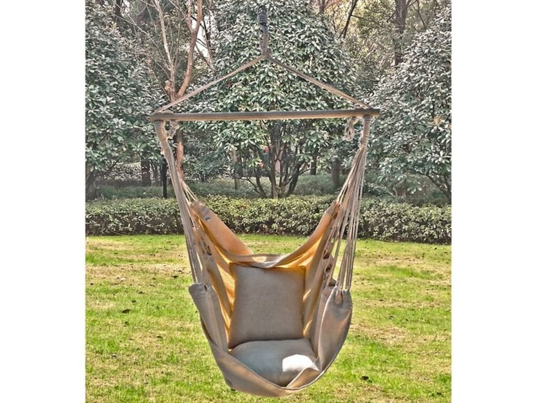 Ga naar volledige schermweergave: Garden Pleasure Hangstoel met 2 kussens - afbeelding 3