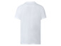 Witte poloshirt met korte mouwen.