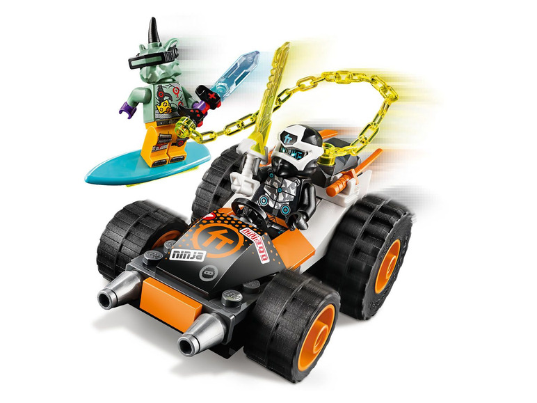 Ga naar volledige schermweergave: LEGO® NINJAGO Speelset Cole's Speeder Car (71706) - afbeelding 3