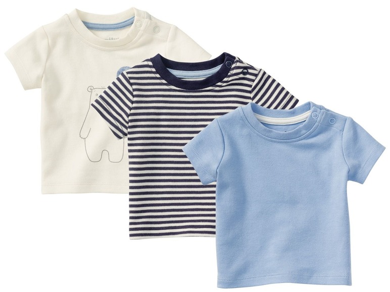 Ga naar volledige schermweergave: lupilu® 3 baby jongens shirts - afbeelding 1