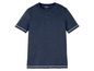 Een donkerblauw T-shirt van Livergy met knopen.