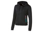 Zwarte hoodie met rits van Crivit.