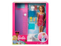Barbie pop met badkamer speelset, inclusief douchekop met waterfunctie.
