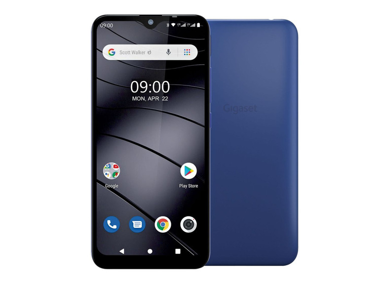 Ga naar volledige schermweergave: Gigaset Smartphone GS 110 - Azure Blue - afbeelding 1