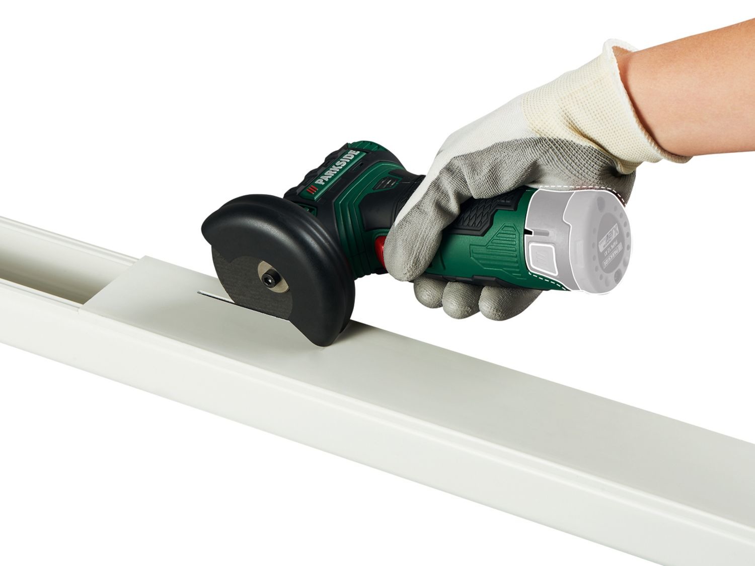 Hyundai accu-haakse slijper CAG1801LI Set met 1 x 2,0 Ah accu en 1 x oplader
