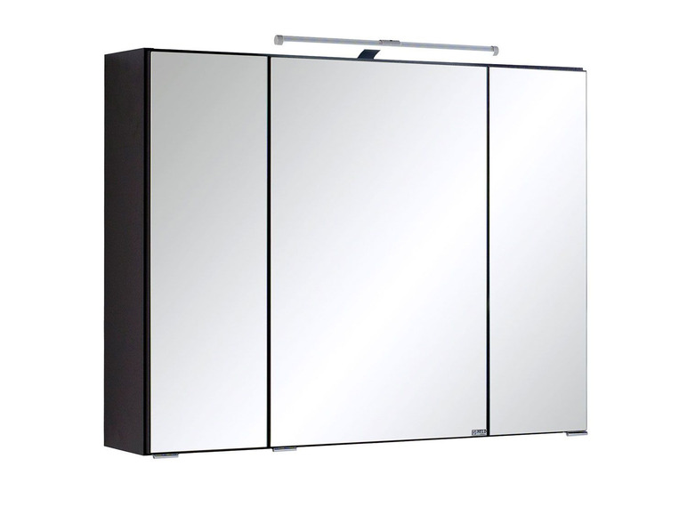 Een spiegelkast met verlichting van het merk Peka.