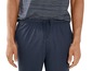Donkerblauwe joggingbroek met elastische tailleband.