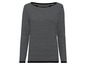 Een zwart-wit gestreept longsleeve shirt.