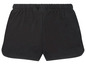 Zwarte, elastische shorts voor dames.