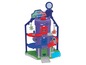PJ Masks speelset met toren, glijbanen en figuren.