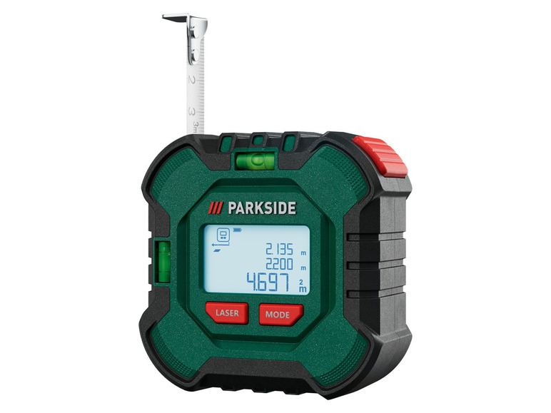 PARKSIDE® Laserafstandsmeter met rolmaat LIDL