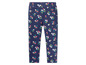 Donkerblauwe leggings met bloemenprint