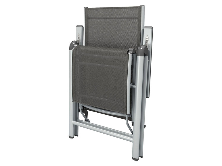 Ga naar volledige schermweergave: florabest Aluminium relaxstoel grijs - afbeelding 5