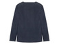 Een donkerblauwe longsleeve t-shirt.