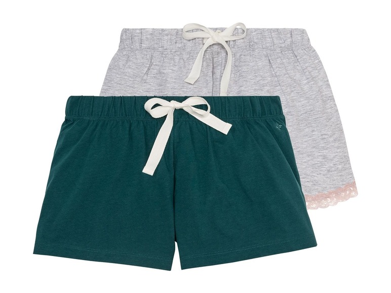 Ga naar volledige schermweergave: ESMARA® Lingerie 2 dames pyjama shorts - afbeelding 6
