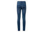 Donkerblauwe skinny jeans voor dames.