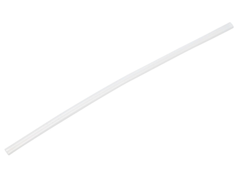 Een witte drinkrietje.