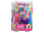 Barbie Dreamtopia poppenset met een draak, een hondje en accessoires.