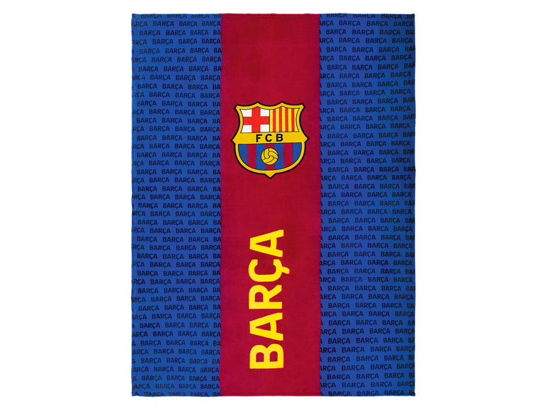 Ga naar volledige schermweergave: Deken FC Barcelona 200 x 150 cm - afbeelding 1