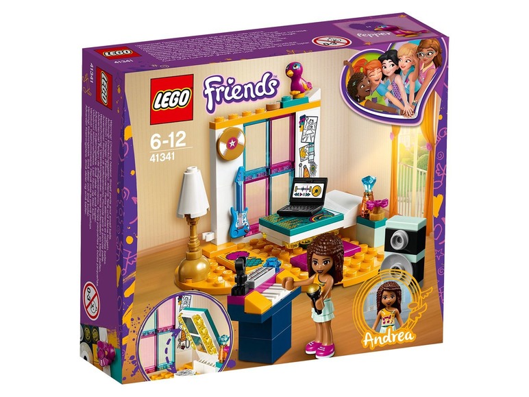 Ga naar volledige schermweergave: LEGO® Friends Speelset 'Andrea's kamer' - afbeelding 2