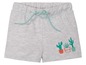 Grijze korte broek met cactus print.