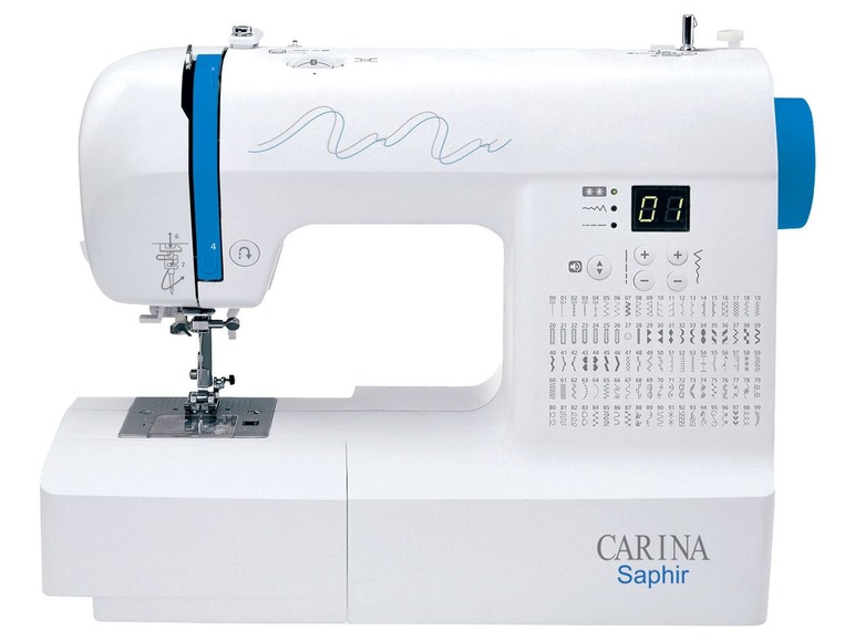 Ga naar volledige schermweergave: Carina Computer naaimachine Saphira - afbeelding 1
