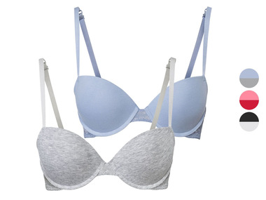 esmara® 2 dames push up bh's