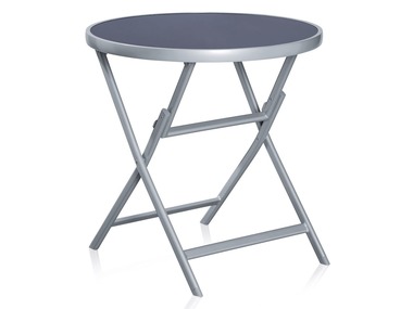 florabest Aluminium bijzettafel grijs