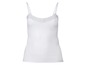 Witte tanktop met kant.